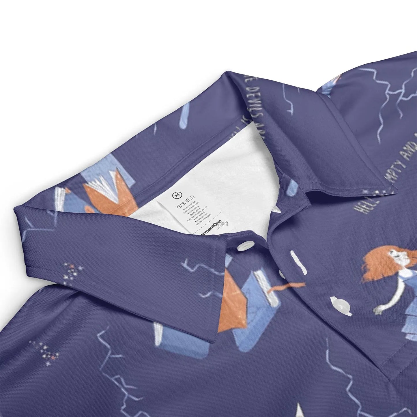 AOP Men/Women Polo Shirt - U4LK39JV