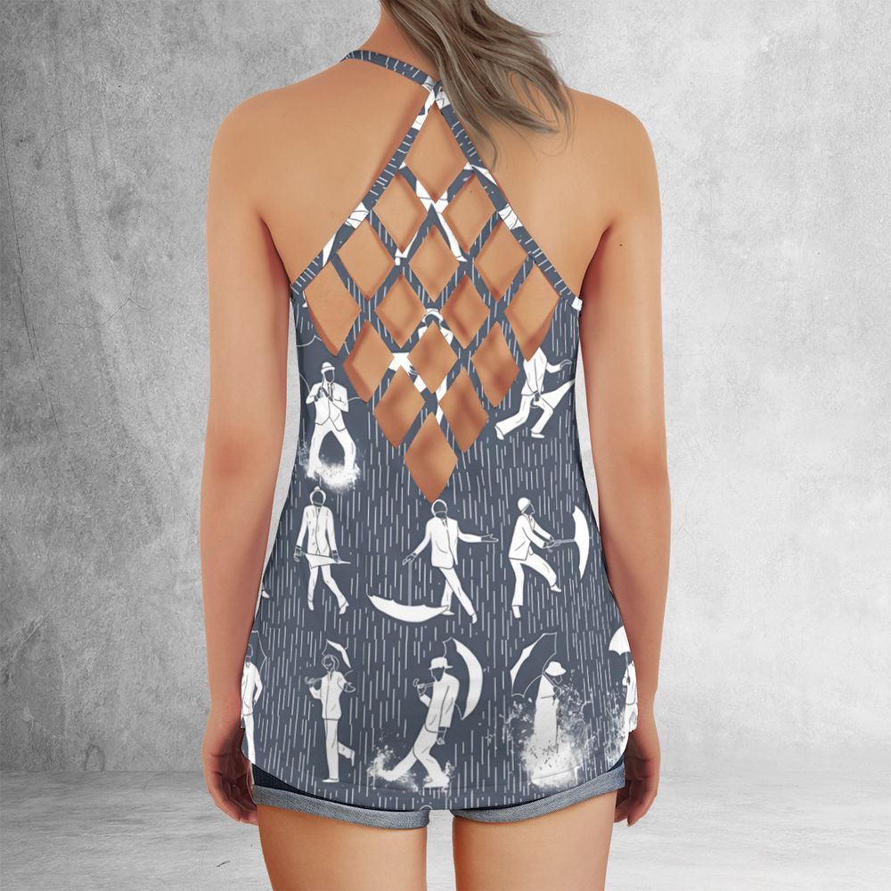 Criss Cross Tank Top - M5C5NTZN -  - 3