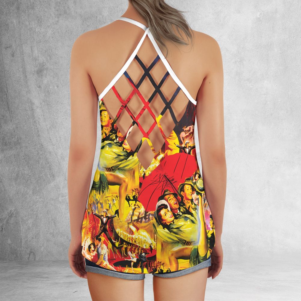 Criss Cross Tank Top - JE3QHLDW -  - 3