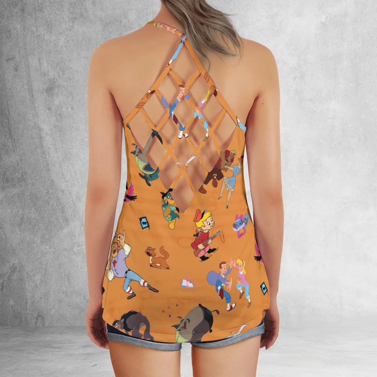 Criss Cross Tank Top - YNSGND34