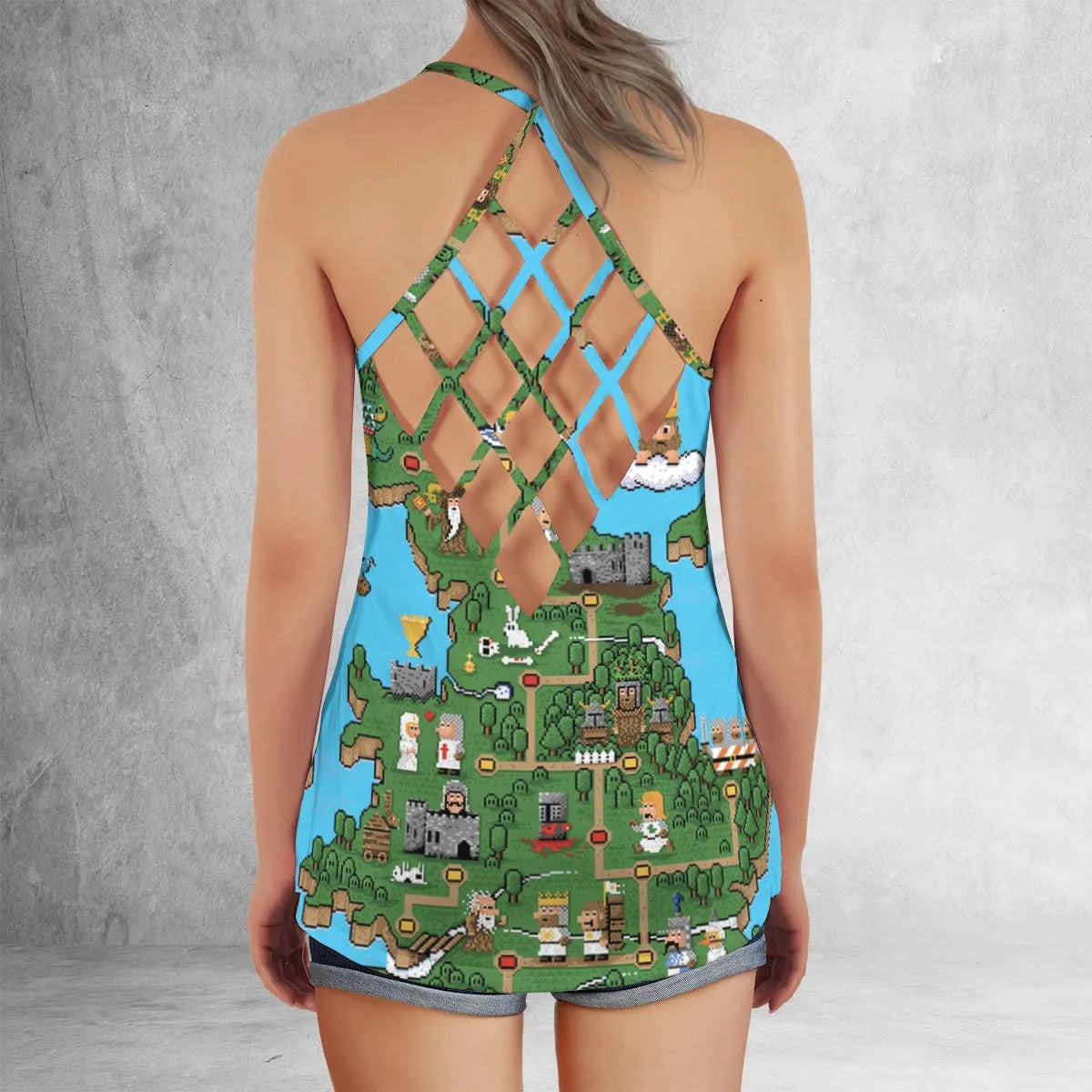 Criss Cross Tank Top - UU45JVZA