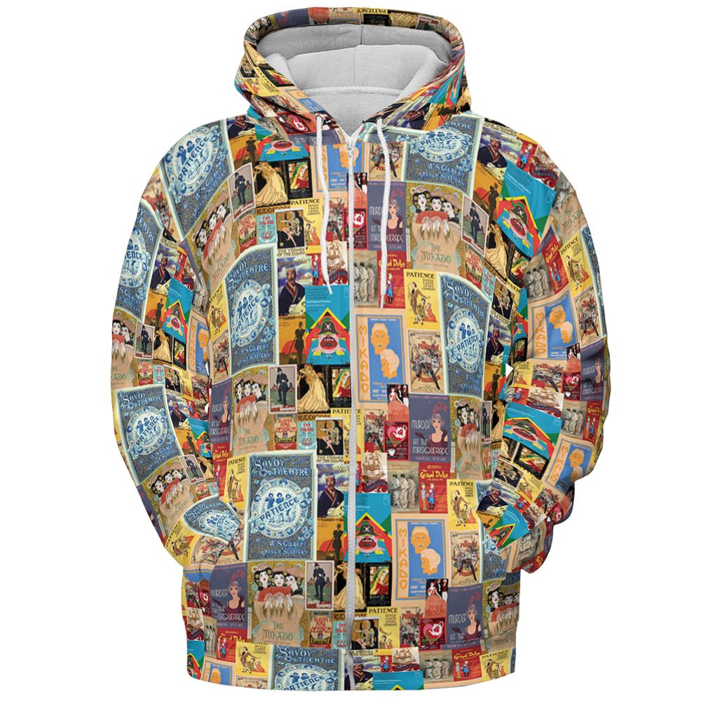 All-over Print Hoodie - 1X9F9AHR -  - 3