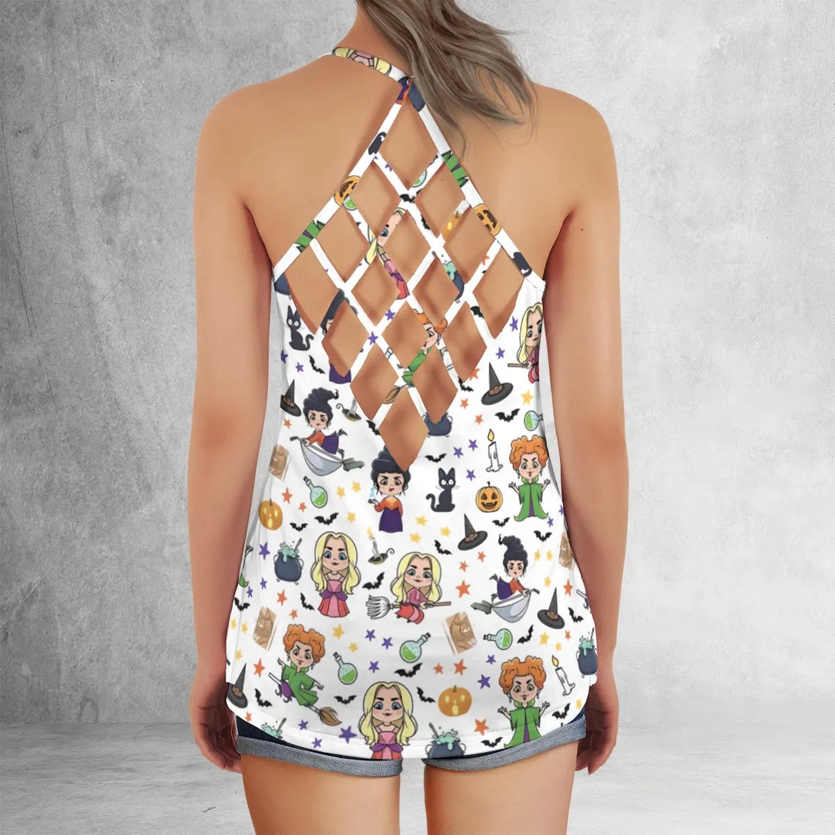 Criss Cross Tank Top - DFBEG2M6