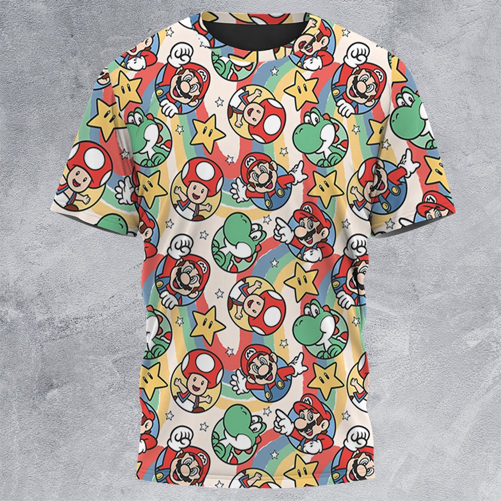 Mario seamless pattern -  - 3