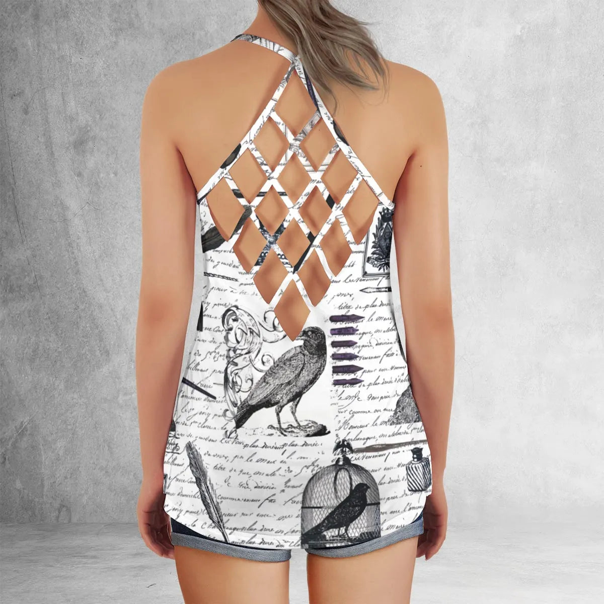 Criss Cross Tank Top - 1VHSHL87