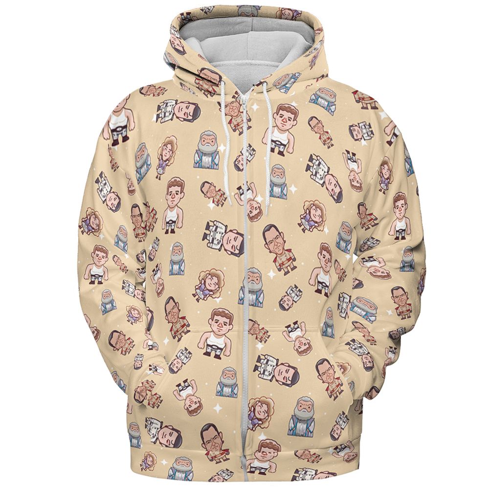 All-over Print Hoodie - BGE59HF5 -  - 3