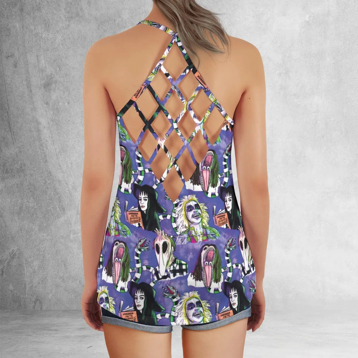 Criss Cross Tank Top - S6UBEC8D