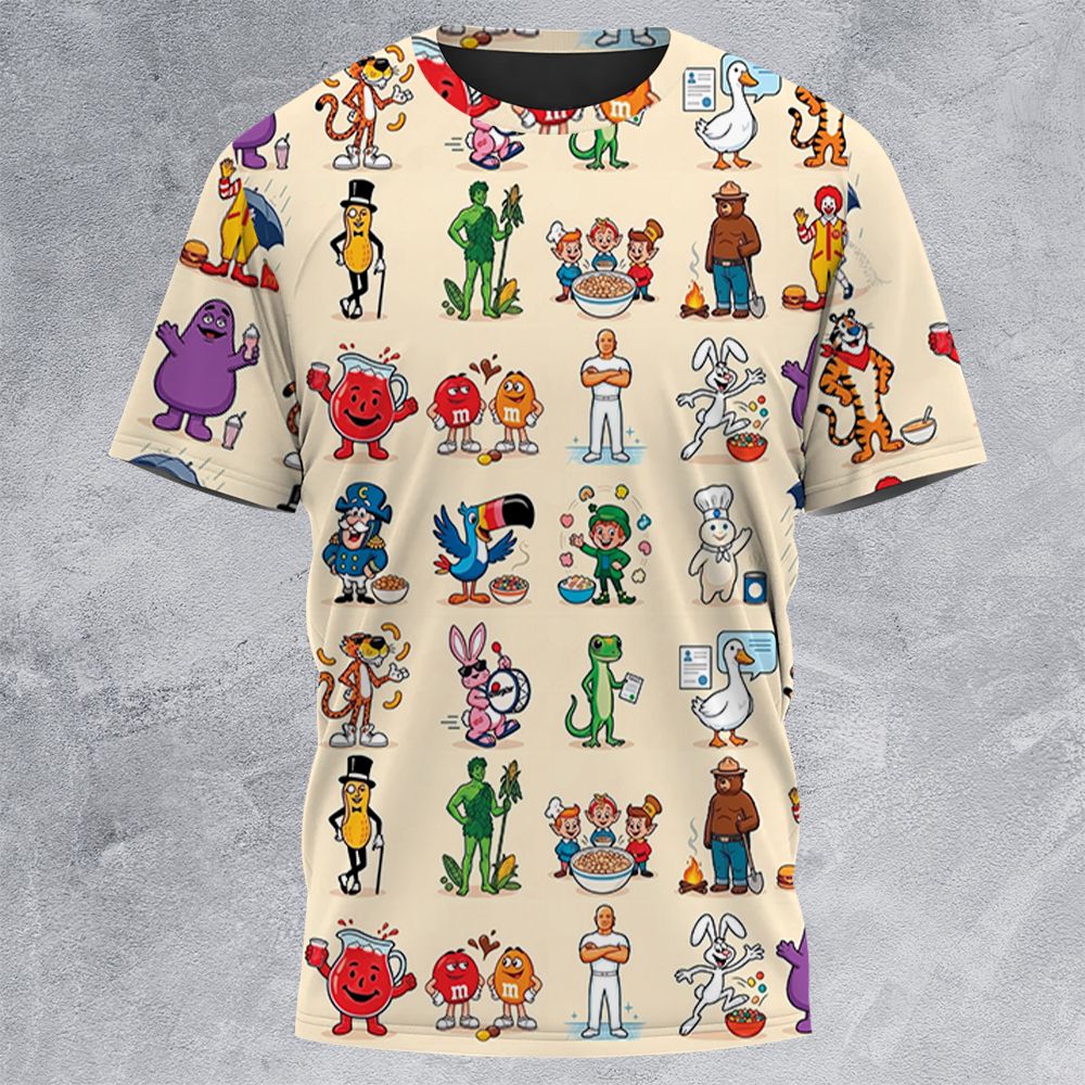 All-Over Print Unisex T-Shirt - C8UN9X9Y -  - 3