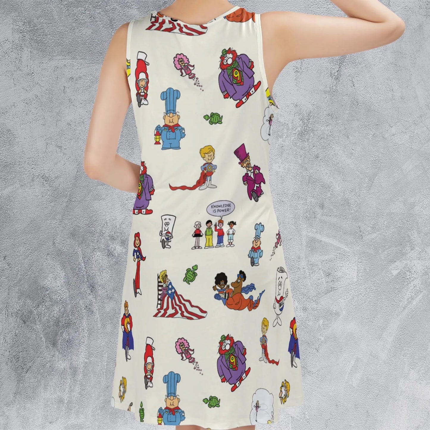 Sleeveless Dress - 3AEZSHPQ