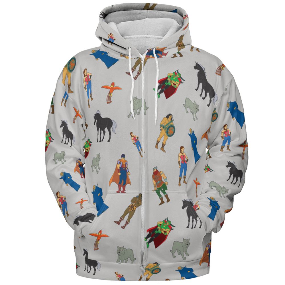 All-over Print Hoodie - VMNF4LW1 -  - 3