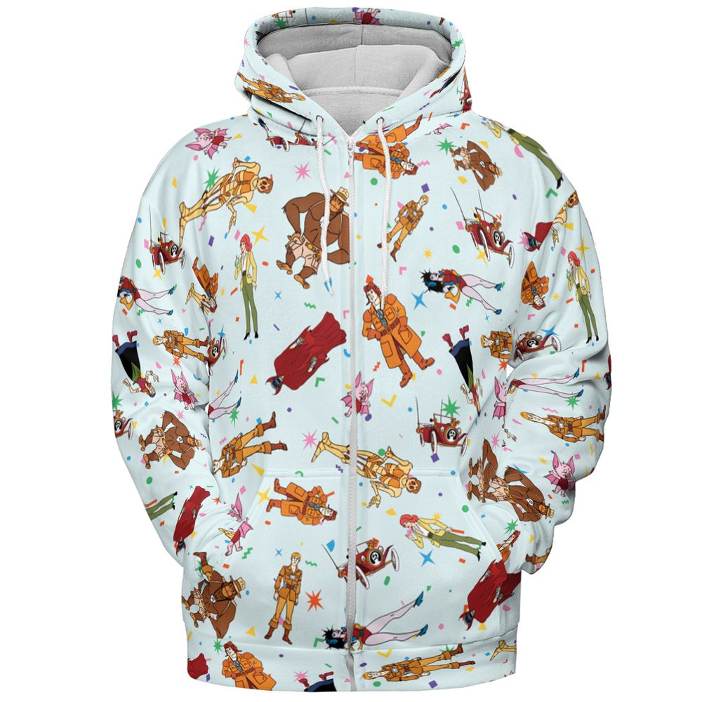 All-over Print Hoodie - 59FCWDNT -  - 3
