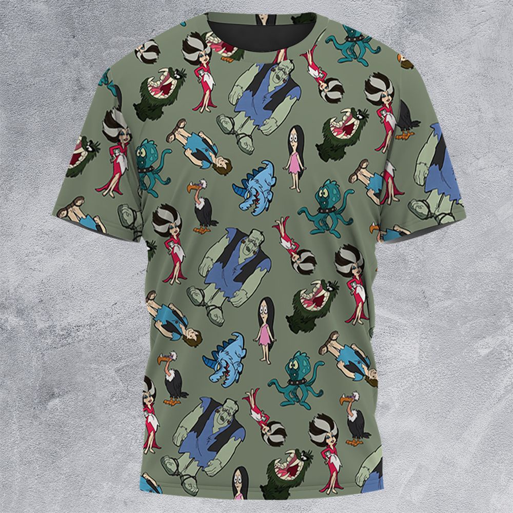 All-Over Print Unisex T-Shirt - S3CHQGAU -  - 3