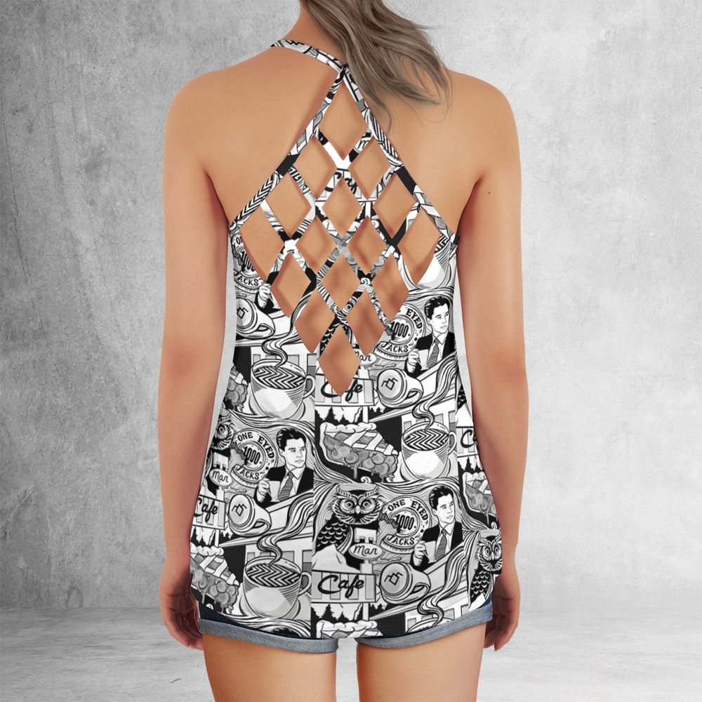 Criss Cross Tank Top - 2FA5HJC7 -  - 3