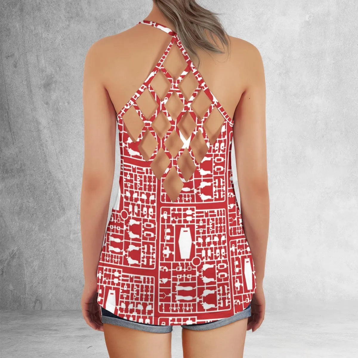 Criss Cross Tank Top - RTB4PKM6