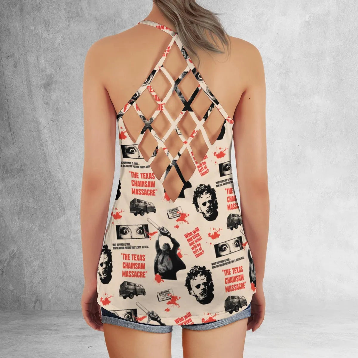 Criss Cross Tank Top - 7DA14WYK