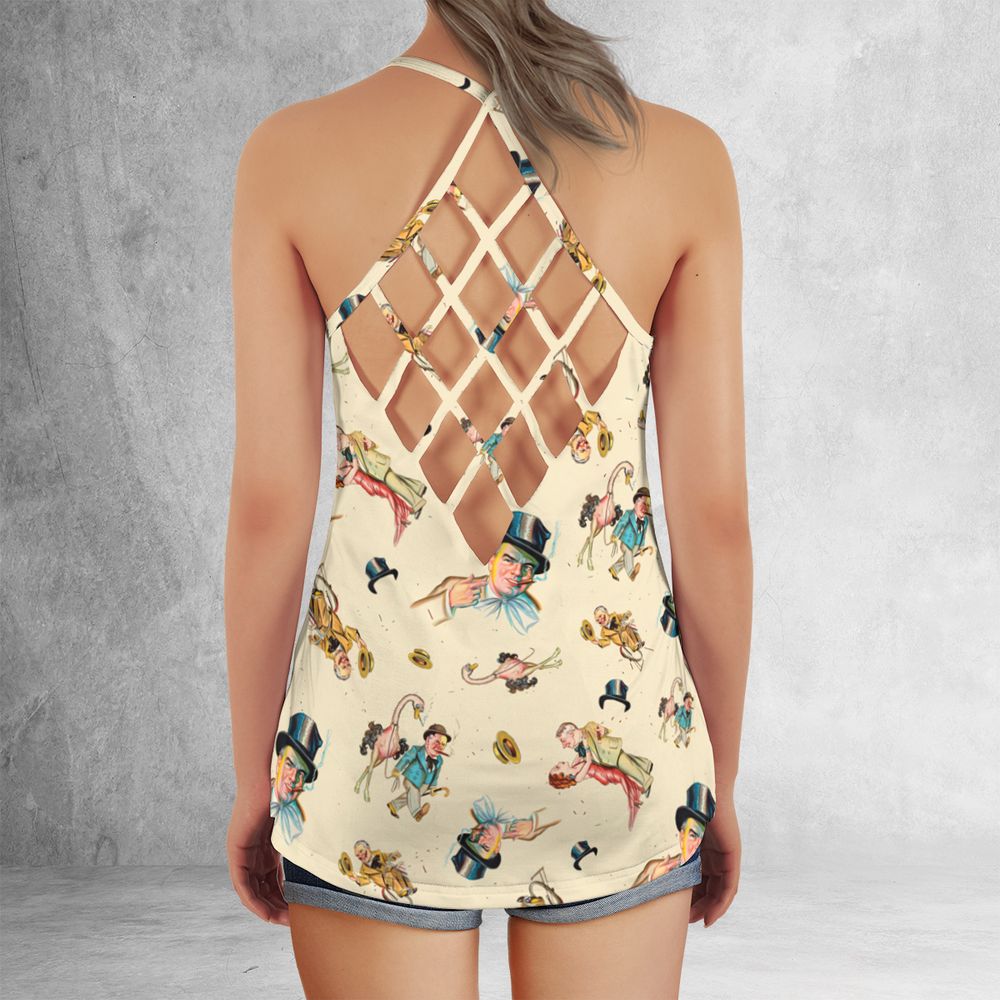 Criss Cross Tank Top - 6BAKUDGT -  - 3