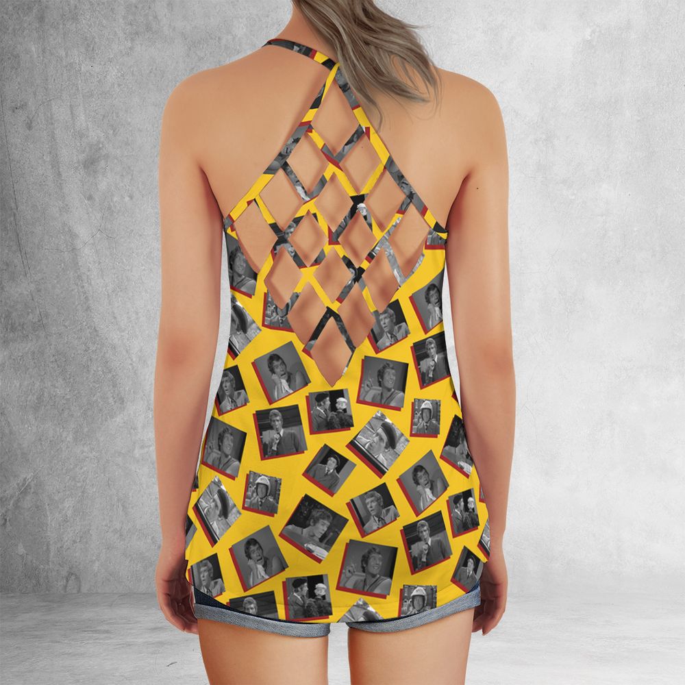Criss Cross Tank Top - ALQUH3LG -  - 3