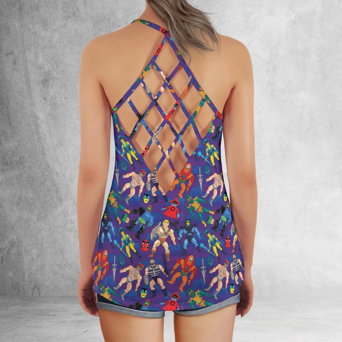 Criss Cross Tank Top - 4RHL2Y45