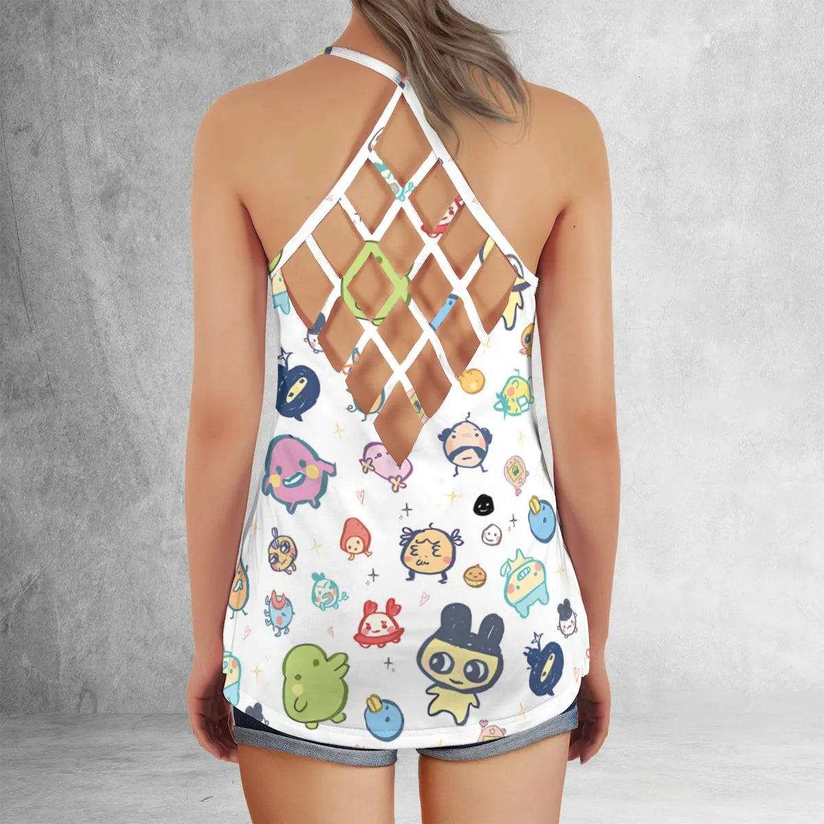 Criss Cross Tank Top - DF5NBEJ1