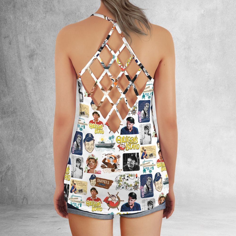 Criss Cross Tank Top - ZU8RATQK -  - 3