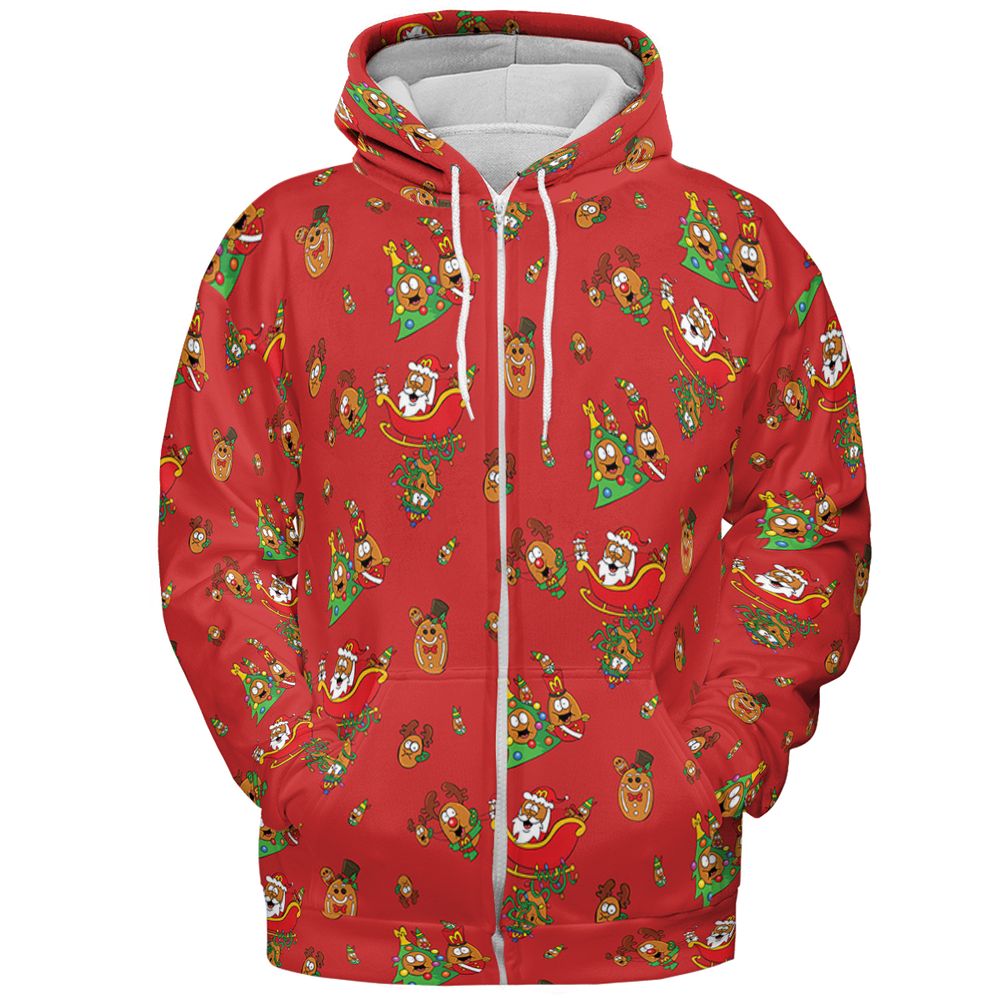 All-over Print Hoodie - QSYHYDUV -  - 3
