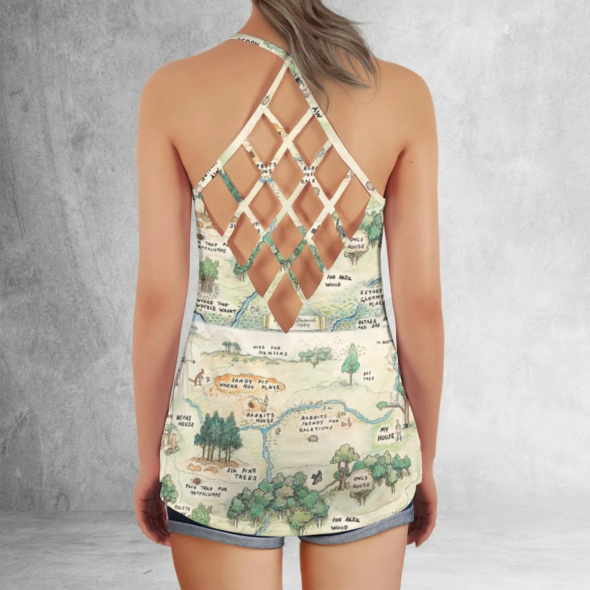 Criss Cross Tank Top - G866TR8H