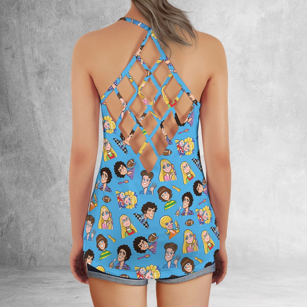 Criss Cross Tank Top - A15V1XA8 -  - 3