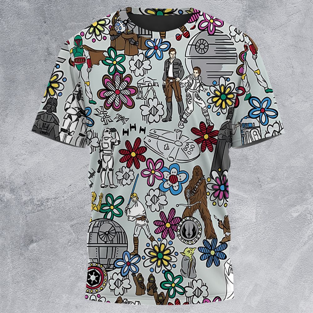 All-Over Print Unisex T-Shirt - PDH3UWP6 -  - 3