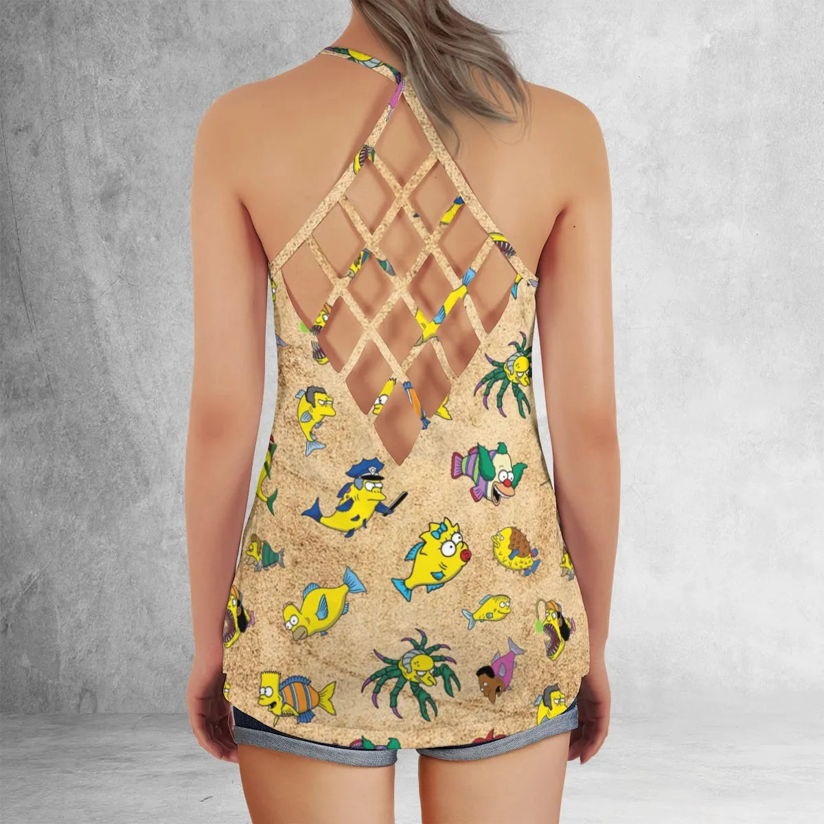Criss Cross Tank Top - BF17TBQS