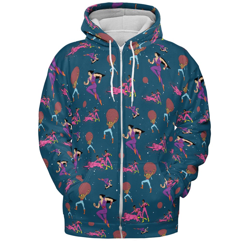 All-over Print Hoodie - 5JENQ5YU -  - 3