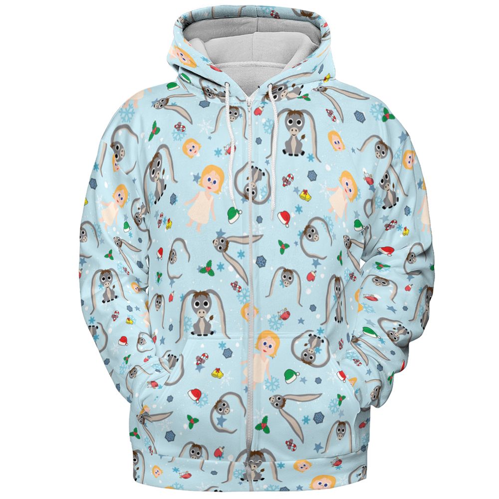 All-over Print Hoodie - 54DXU2TM -  - 3