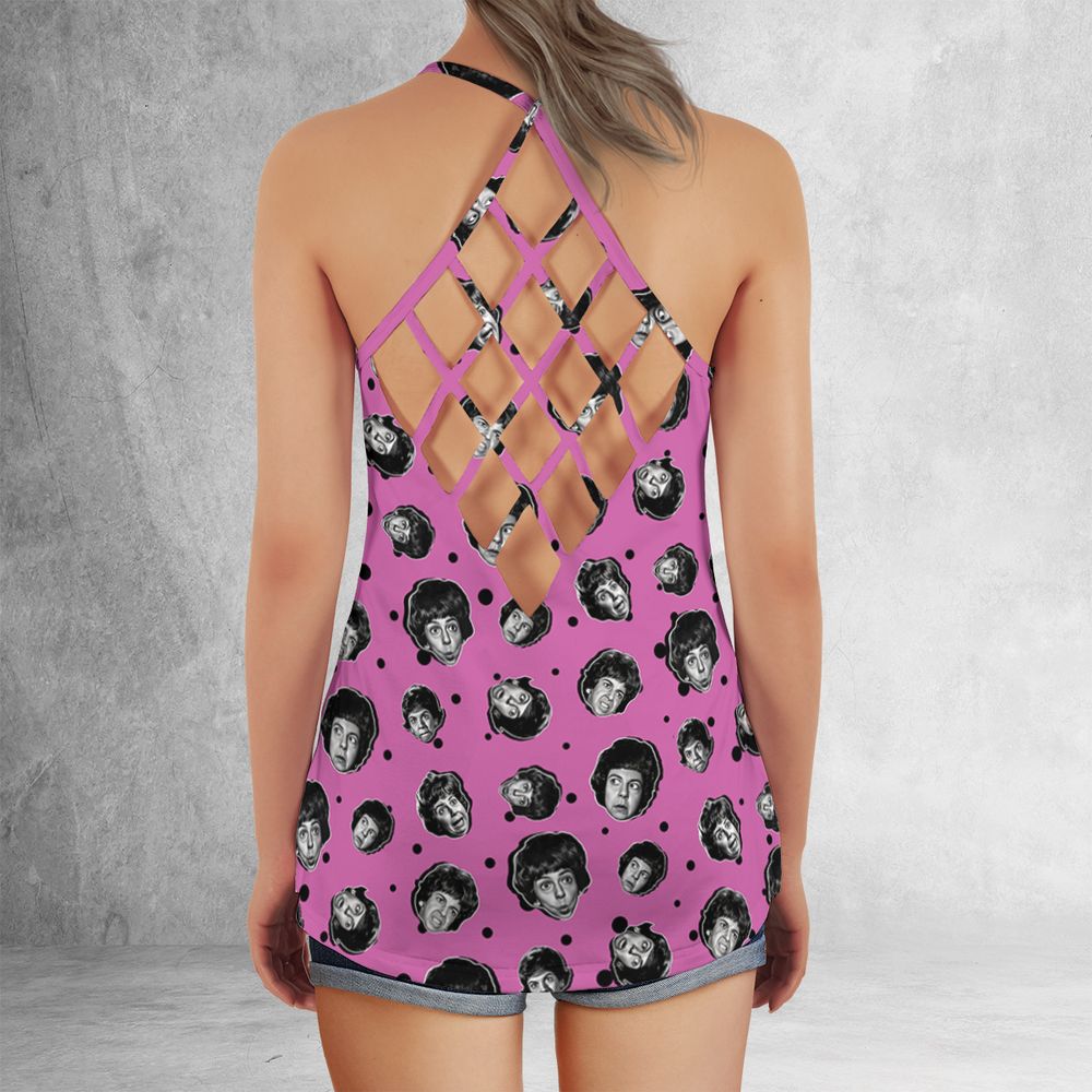 Criss Cross Tank Top - W24YYFYE -  - 3