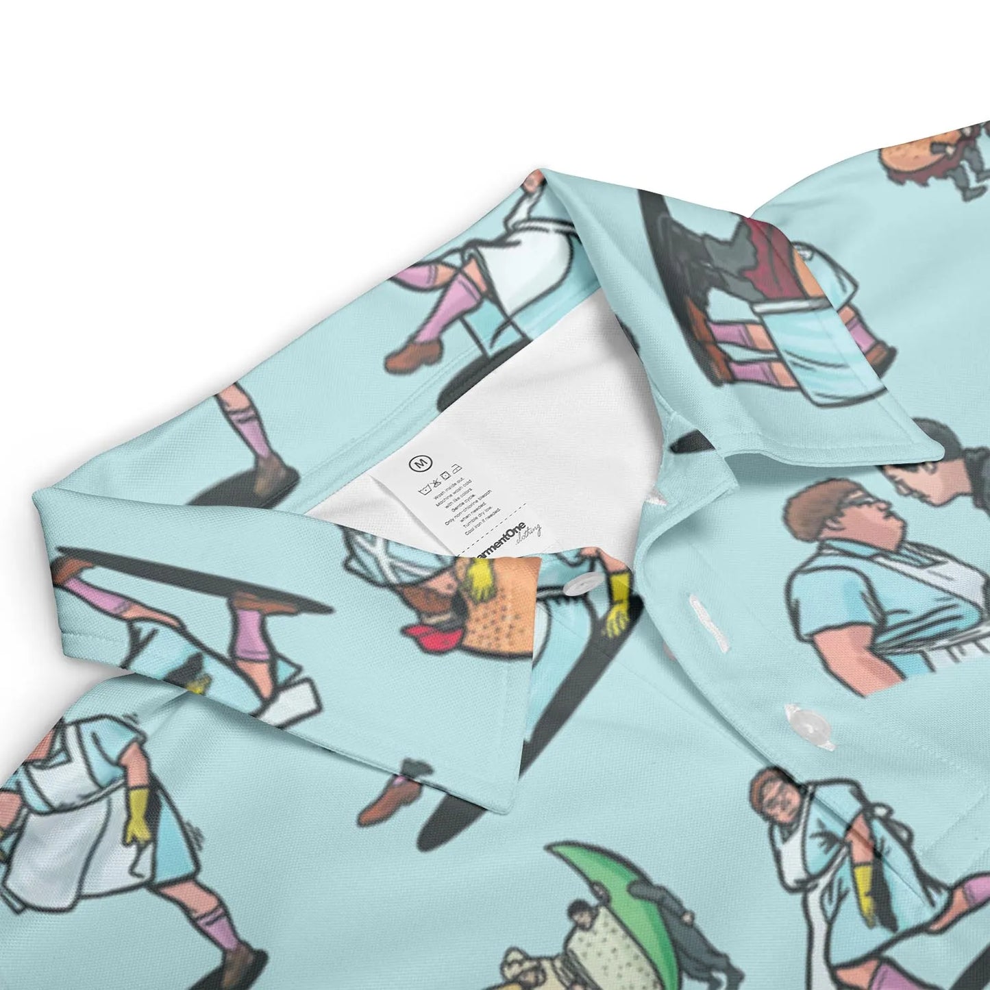 AOP Men/Women Polo Shirt - BADKTHXB