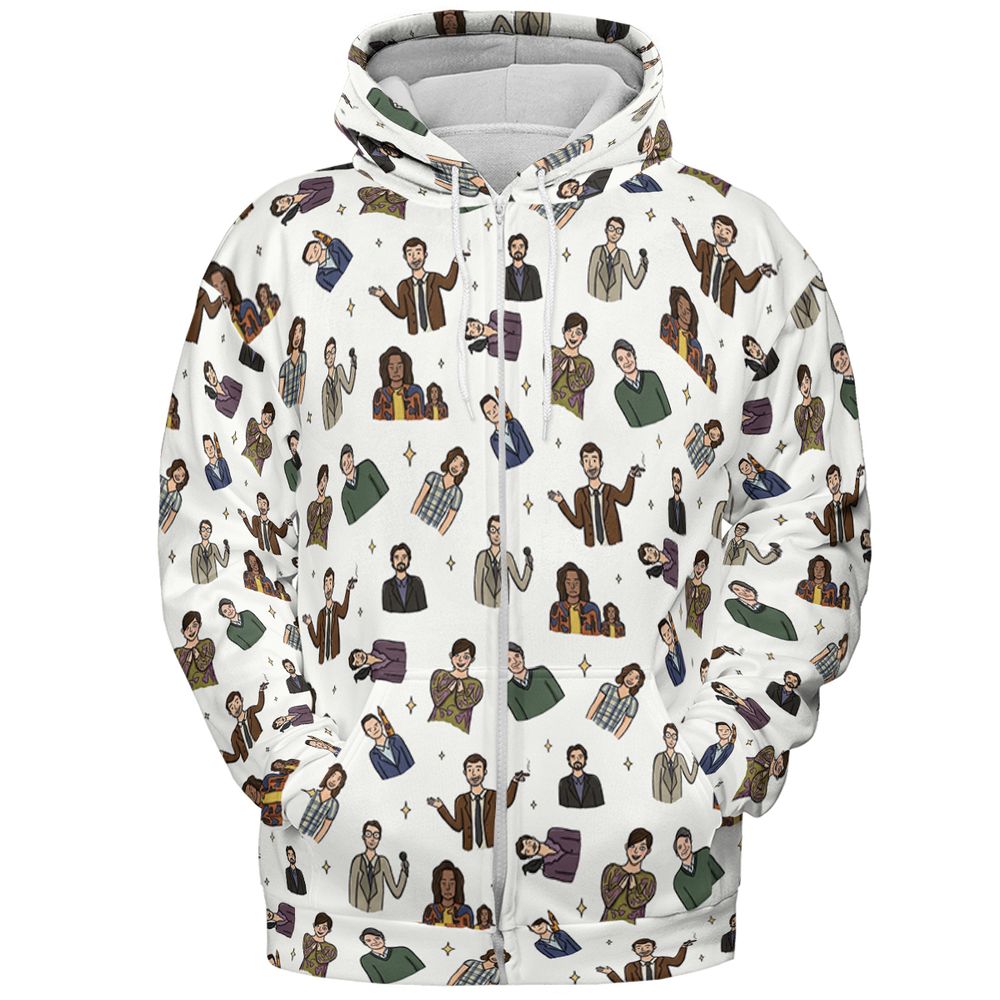 All-over Print Hoodie - 4GE8GY7A -  - 3