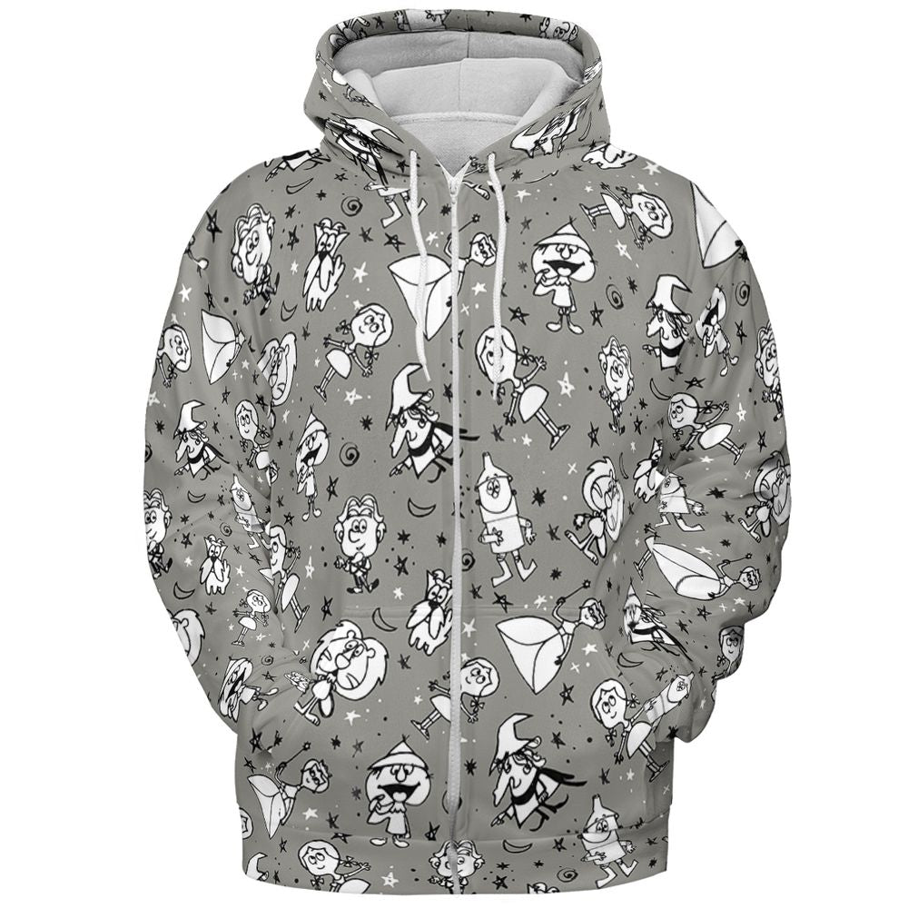 All-over Print Hoodie - WDJJG71P -  - 3