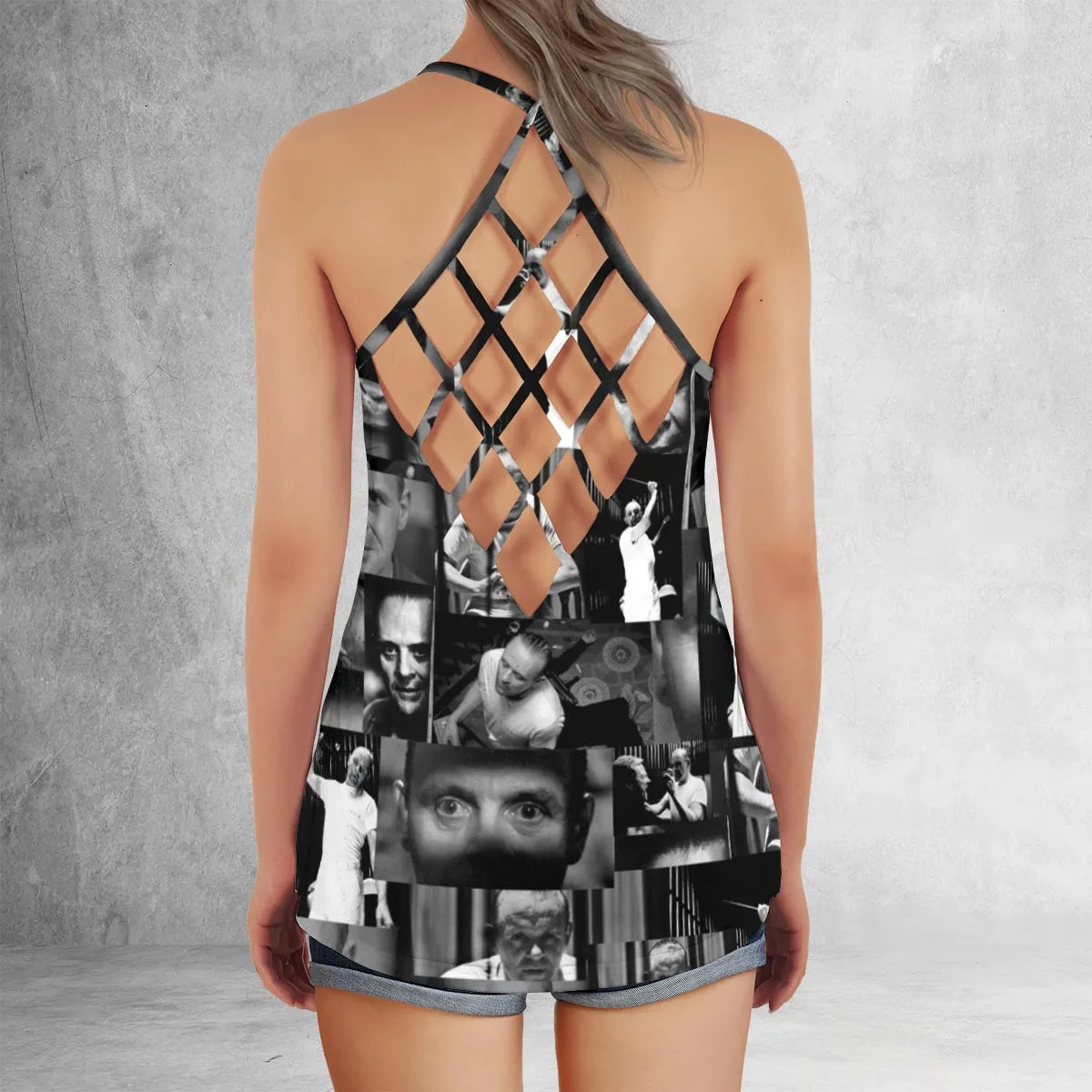 Criss Cross Tank Top - C5WCHYVA