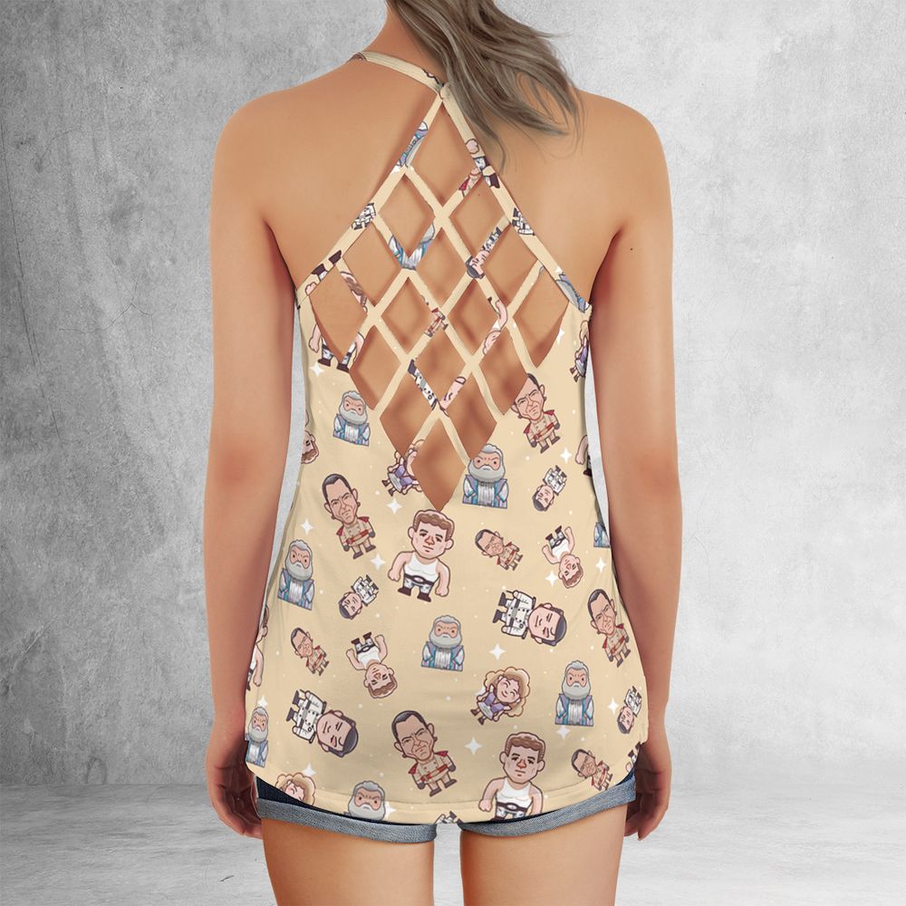 Criss Cross Tank Top - TT2F9BY9 -  - 3
