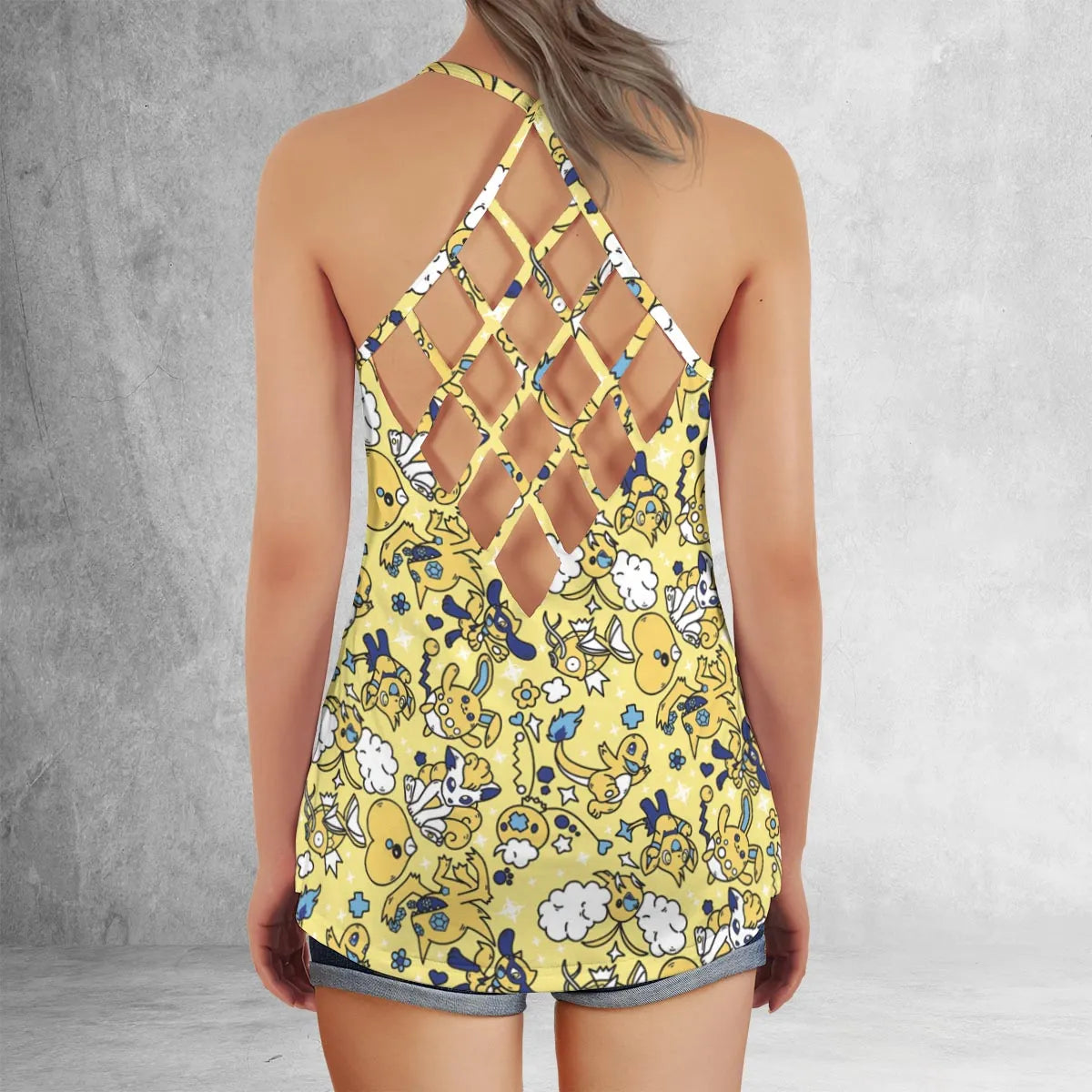 Criss Cross Tank Top - AUFP58R4
