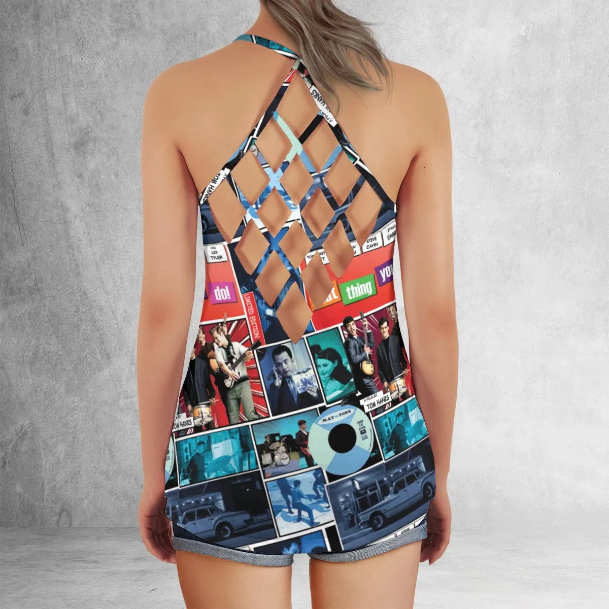 Criss Cross Tank Top - XDVN4ZTK