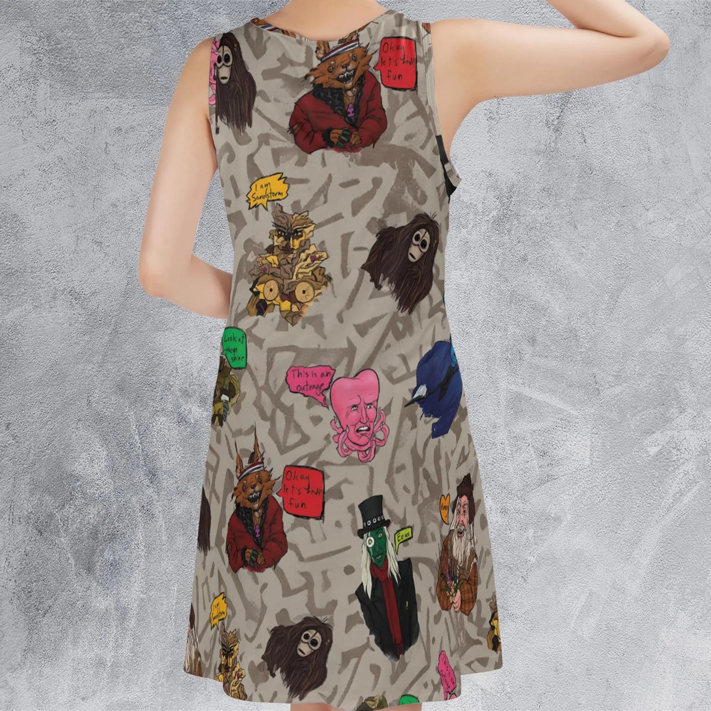 Sleeveless Dress - XBSFBHWG