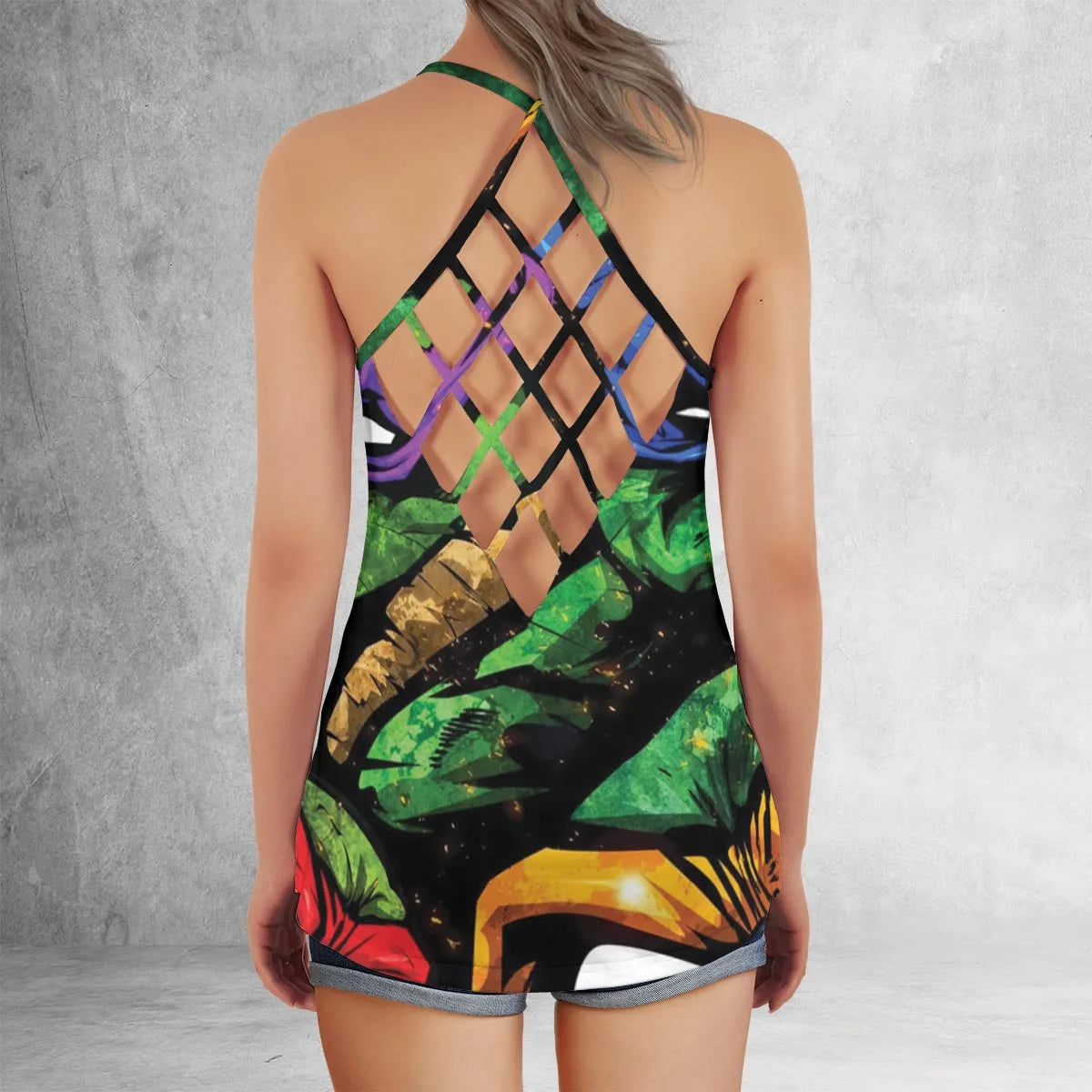 Criss Cross Tank Top - B79UVDP8