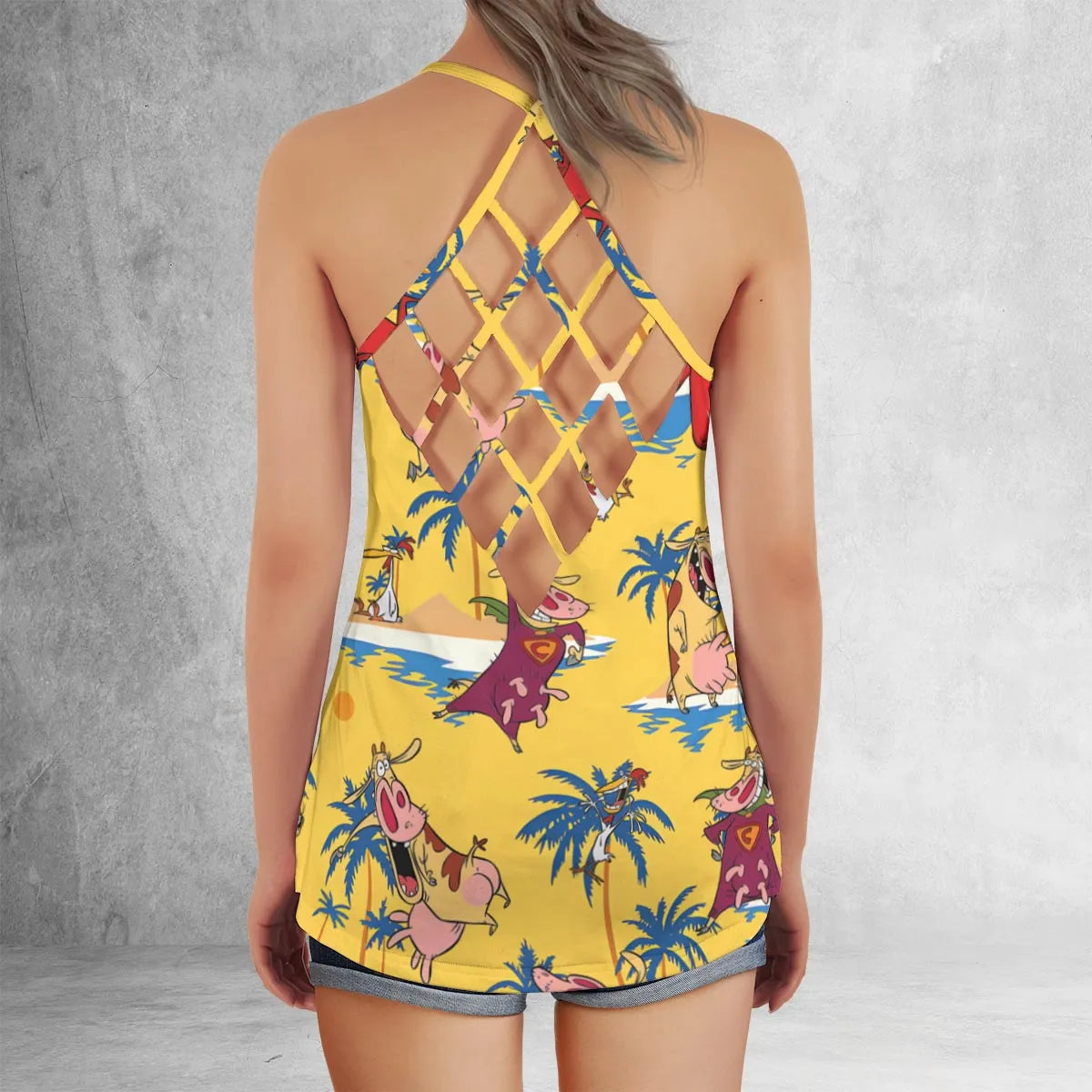 Criss Cross Tank Top - T1DLVHEX