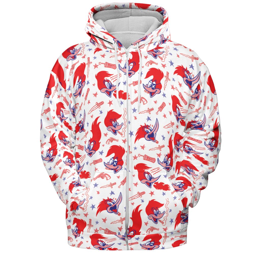 All-over Print Hoodie - UDAY3VMX -  - 3