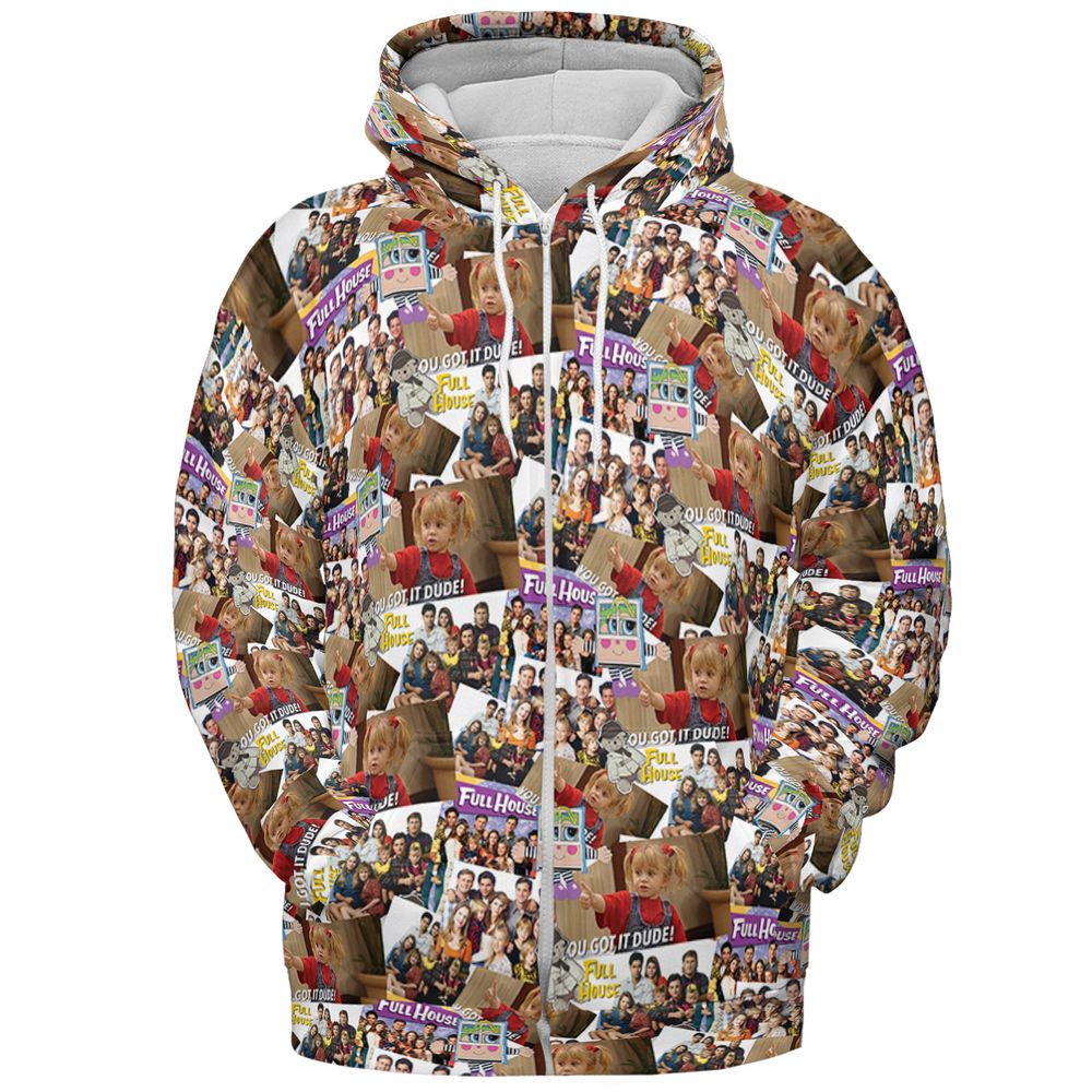 All-over Print Hoodie - 2LE4M9CG -  - 3