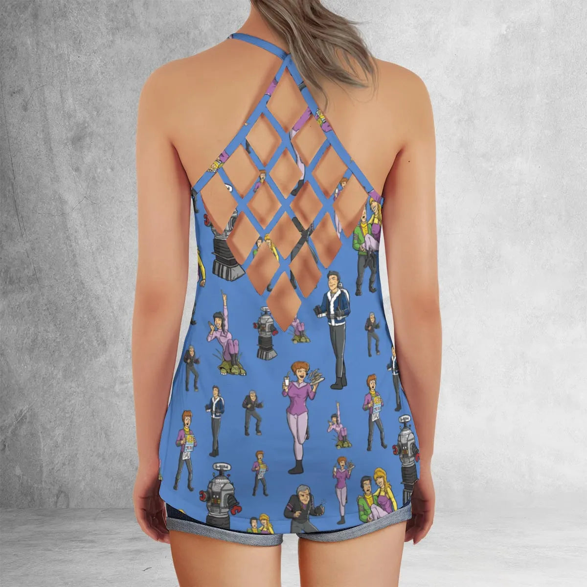Criss Cross Tank Top - 9S5YE1G8
