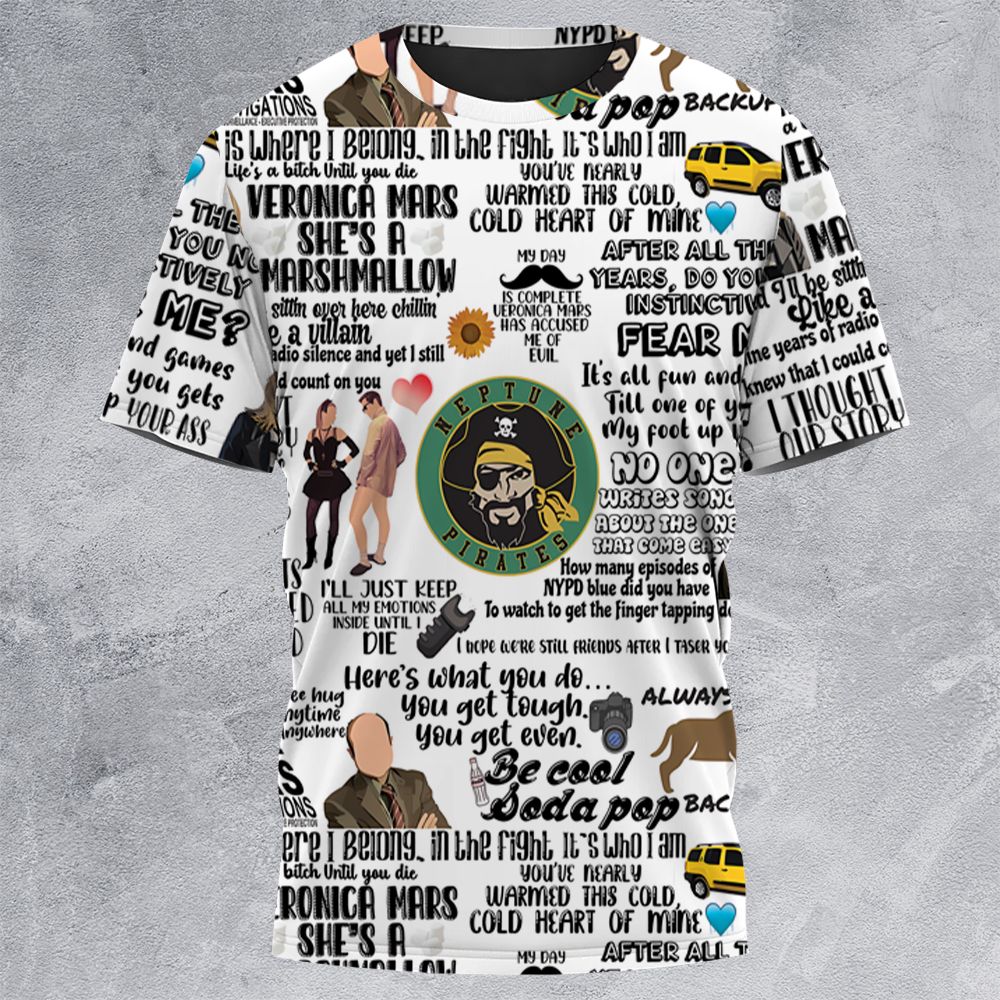 All-Over Print Unisex T-Shirt - BQK37G8K -  - 3