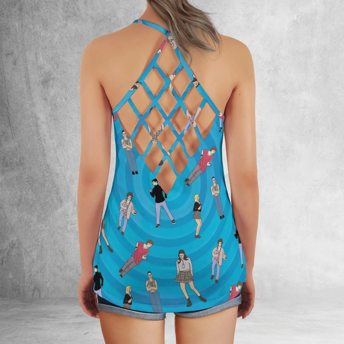 Criss Cross Tank Top - 9ZWDF23D