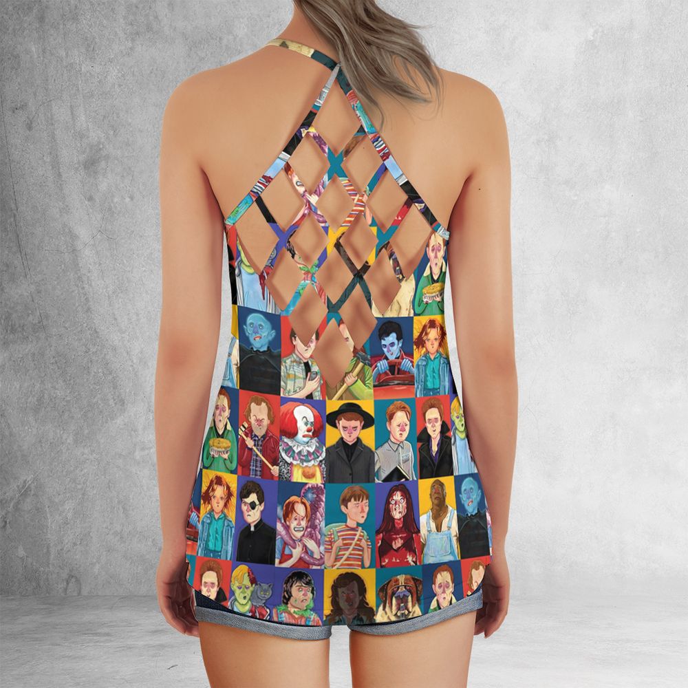 Criss Cross Tank Top - LP9WF74E -  - 3