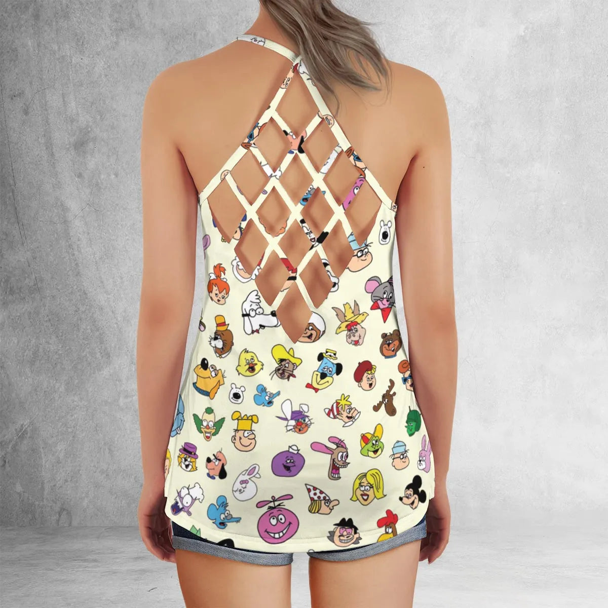 Criss Cross Tank Top - N3962H14