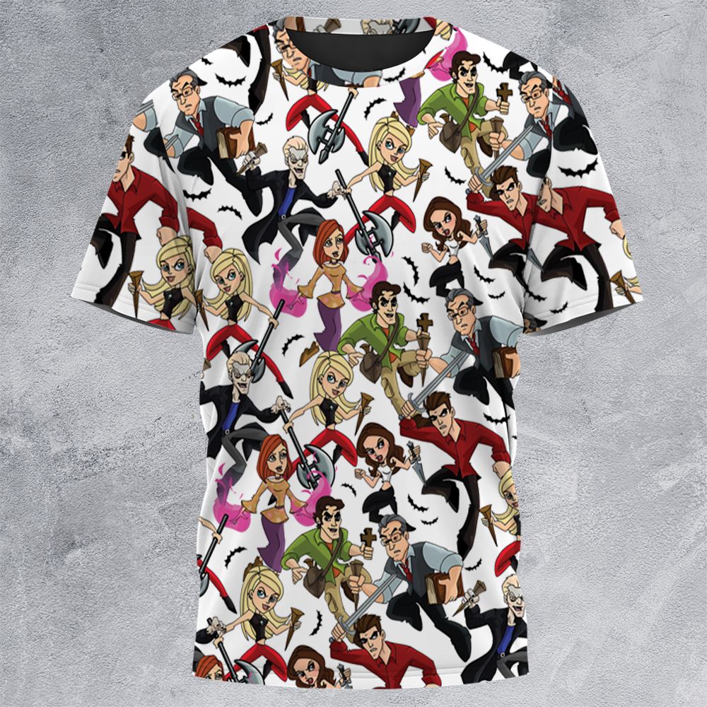 All-Over Print Unisex T-Shirt - NTTTSDQ5 -  - 3